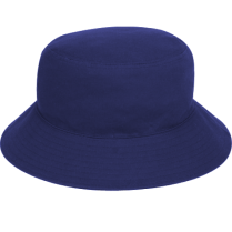 Big Size (61-64cm) Blue Bucket Hat (Plain w/ Adjustable Sweatband)